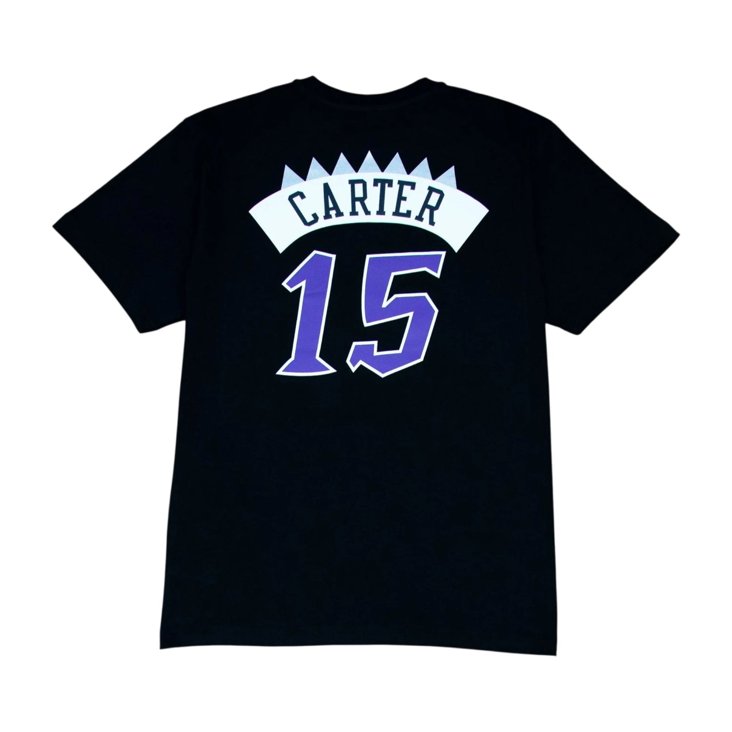 Maglietta Mitchell & Ness Hardwood Classic Name & NumberVince Carter Toronto Raptors nero rosso viola bianco NBA uomo adulto 