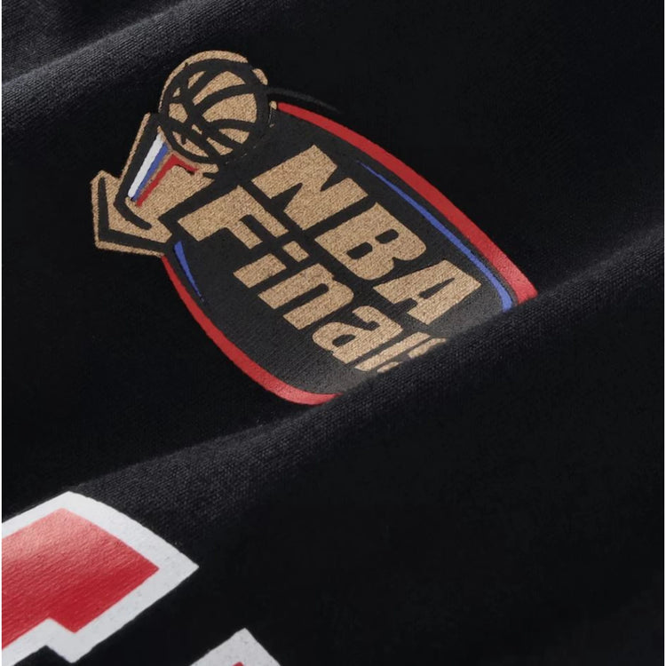 Maglietta Mitchell & Ness Hardwood Classic Name & Number Dennis Rodman Chicago Bulls nero rosso NBA uomo adulto 