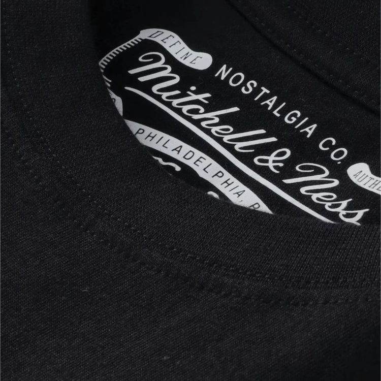 Maglietta Mitchell & Ness Hardwood Classic Name & Number Dennis Rodman Chicago Bulls nero rosso NBA uomo adulto 