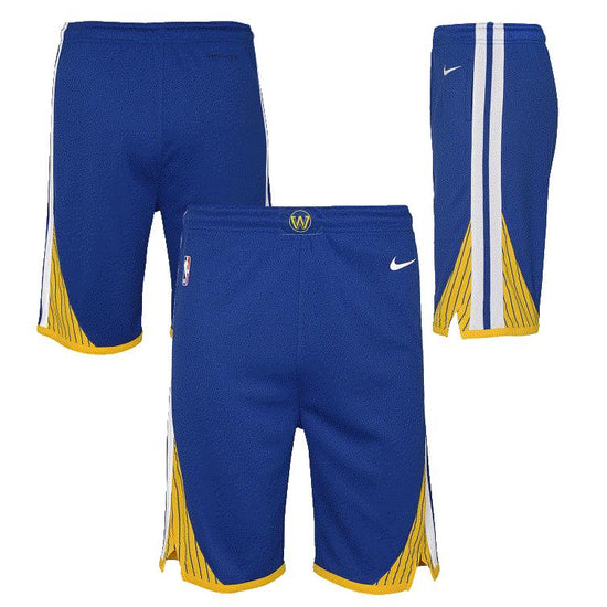 Shorts NBA ICON KIDS Warriors di Outerstuff, blu con logo dei Golden State Warriors, tessuto morbido e comodo per bambini