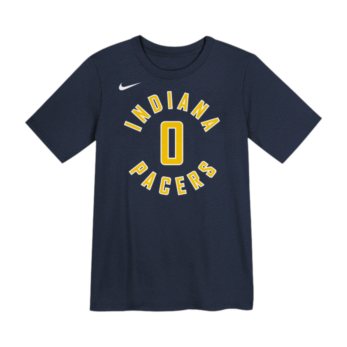 NBA Kids Tee Haliburton Pacers blu navy – logo NBA Nike cotone Name Number 0