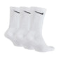 Nike Everyday Cushioned bianco – dettaglio suola terry spessa arch band