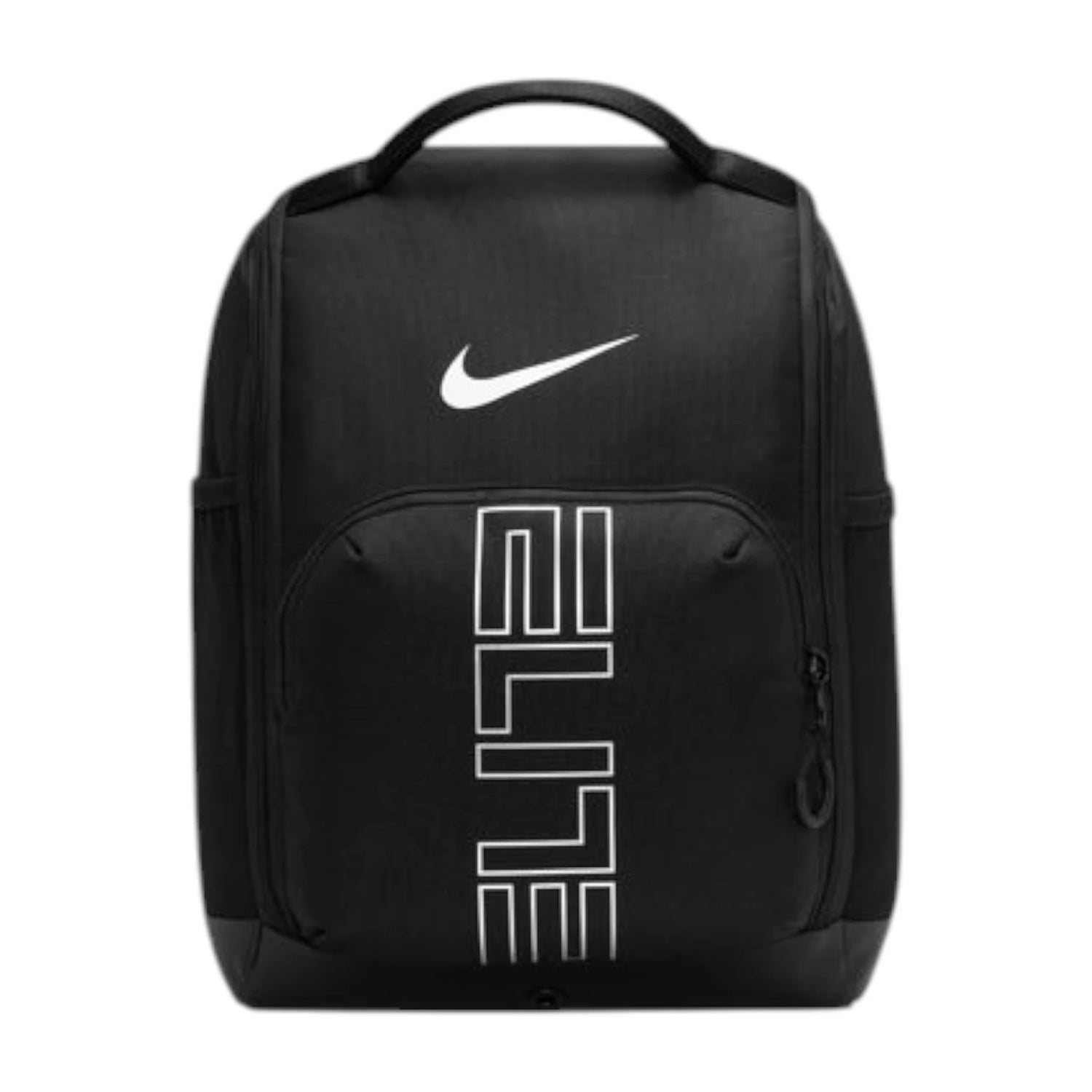 Borsa Nike Varsity Elite Shoebox nera per scarpe da basket con capacità di 14 litri, resistente e compatta, ideale per sportivi