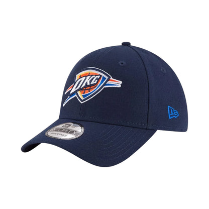 Cappellino snapback New Era Oklahoma City Thunder The League, stile casual in blu scuro, con logo della squadra sul davanti.