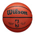 Pallone Wilson NBA Authentic Indoor/Outdoor Taglia 7, palloni da basket professionale Amer Sports, superficie liscia e dettagli NBA