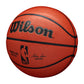 Pallone Wilson NBA Authentic Indoor/Outdoor Taglia 7, palla da basket professionale in gomma, con logo NBA, per uso interno ed esterno.