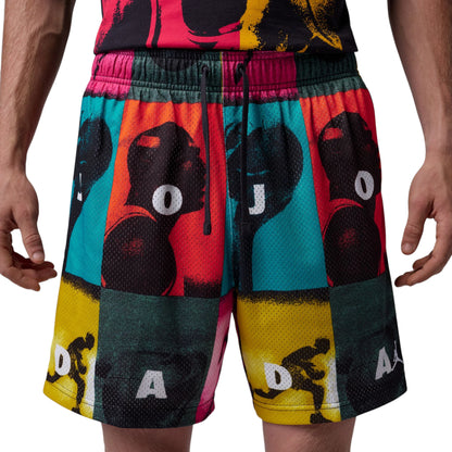 Shorts Jordan Brooklyn Pop Art multicolore IO4797-100 – vista frontale stampa AOP