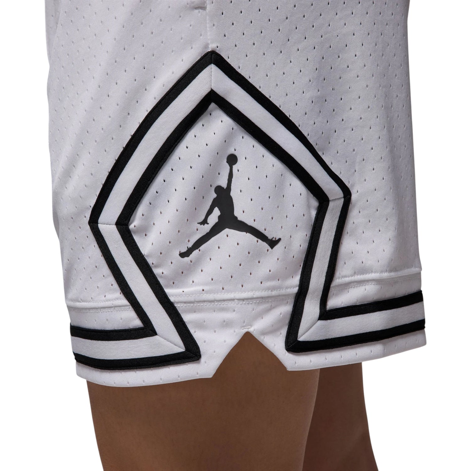 pantaloncino da basket shorts jordan sport diamond dri fit bianco nero HF9910-100 triplebasket