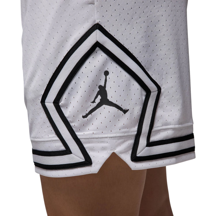 pantaloncino da basket shorts jordan sport diamond dri fit bianco nero HF9910-100 triplebasket