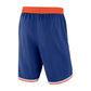 Pantaloncini Nike NBA New York Knicks Icon Edition Swingman in blu con logo Knicks e dettagli sportivi, pantaloni corti da basket.