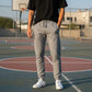 Pantalone tuta sportivo della collezione Rookie SS26. 100% cotone French Terry Grigio