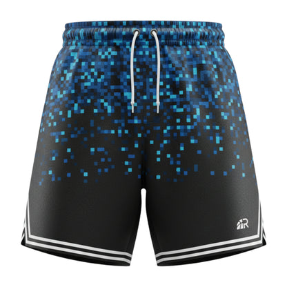 Pantaloncini basket Rookie Basketball Pixel Short, corti e colorati, ideali per lo sport e lo stile casual.