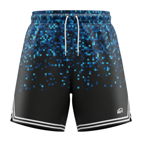 Pantaloncini basket Rookie Basketball Pixel Short, corti e colorati, ideali per lo sport e lo stile casual.