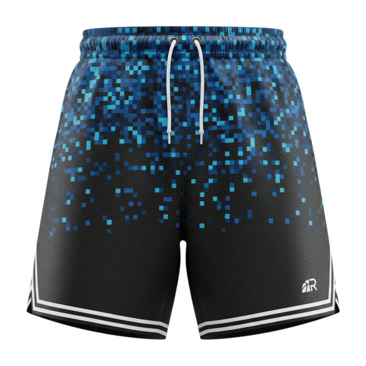 Pantaloncini basket Rookie Basketball Pixel Short, corti e colorati, ideali per lo sport e lo stile casual.