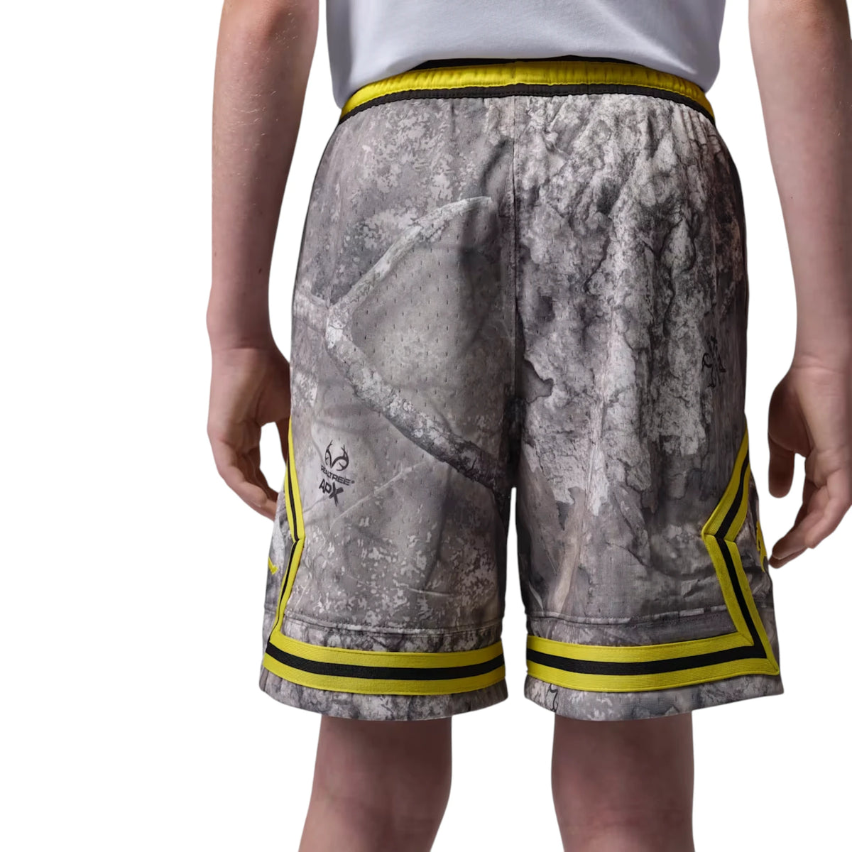 Jordan Kids Dri-FIT MVP Realtree Diamond Short – vista retro interno morbido tasche 100% poliestere