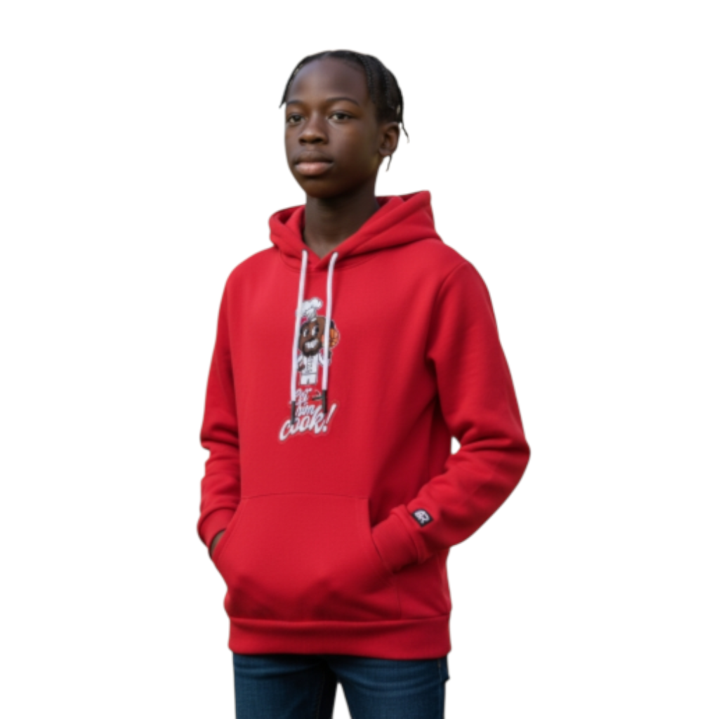 LET HIM COOK HOODIE RED