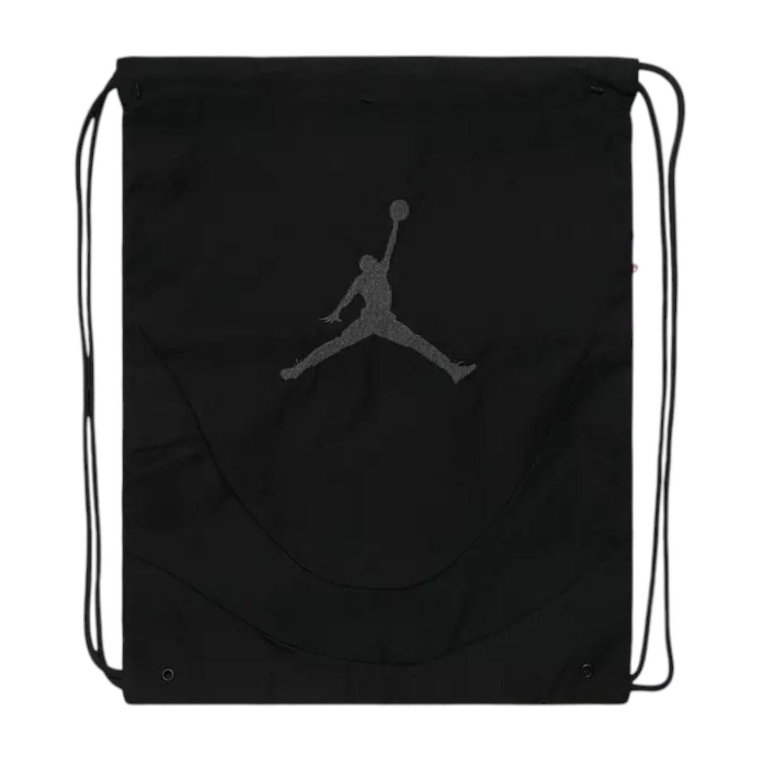 Sacca Jordan nero con logo Jordan, zaini e borse sportive, resistente e spaziosa per allenamenti e attività all&