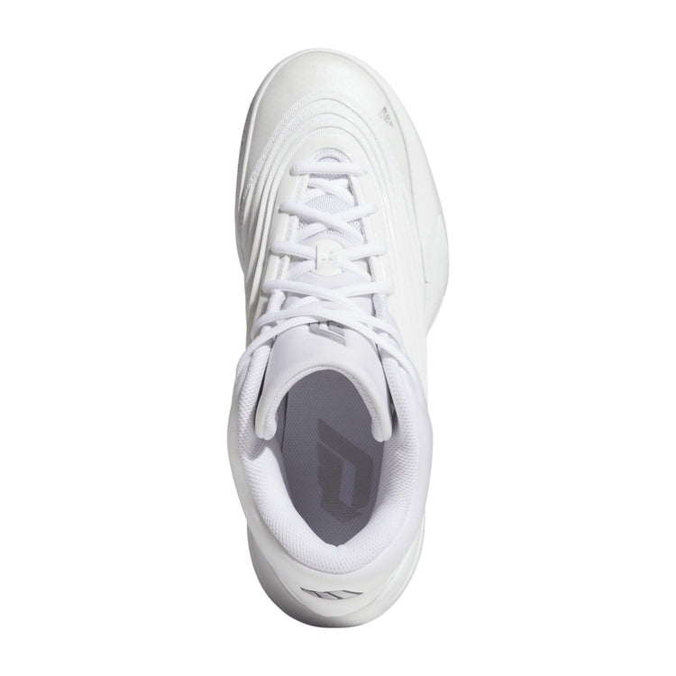 Scarpe da basket Adidas Dame X signature di Damian Lillard, sneakers bianchi per adulto, design sportivo e dinamico.