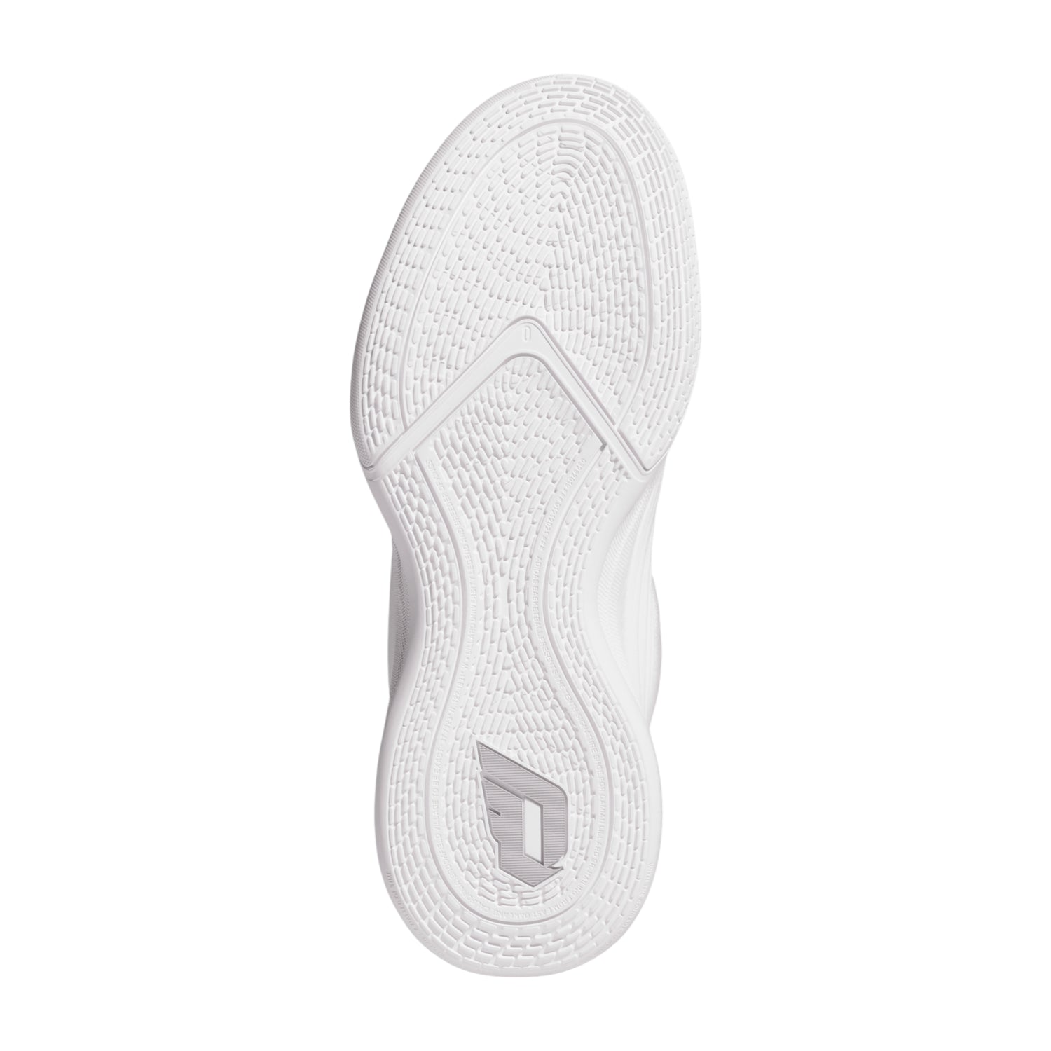 Scarpe da basket Adidas Dame X, scarpa da basket uomo bianca con dettagli neri, modello signature Damian Lillard.
