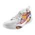 Scarpe da basket LI NING DLO 1 "Fireworks" da uomo, scarpa signature con dettagli rossi, bianchi, blu, verde e gialli.