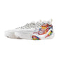 Scarpe da basket LI NING DLO 1 "Fireworks" uomo con design rosso, bianco, blu, verde e giallo, dettagli alla moda e sportive