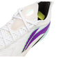 Scarpe da basket LI NING SONIC XIII V2 bianche, viola e lime, stile sportivo, con suola antiscivolo e design moderno.