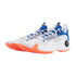 Scarpe da basket LI NING WAY OF WADE 10 LOW "Draft Day" uomo, blu, bianco e arancione, dettagli della tomaia