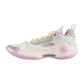 Scarpe da basket LI NING Way of Wade 10 Low Storm Surge in bianco e rosa, modello uomo.