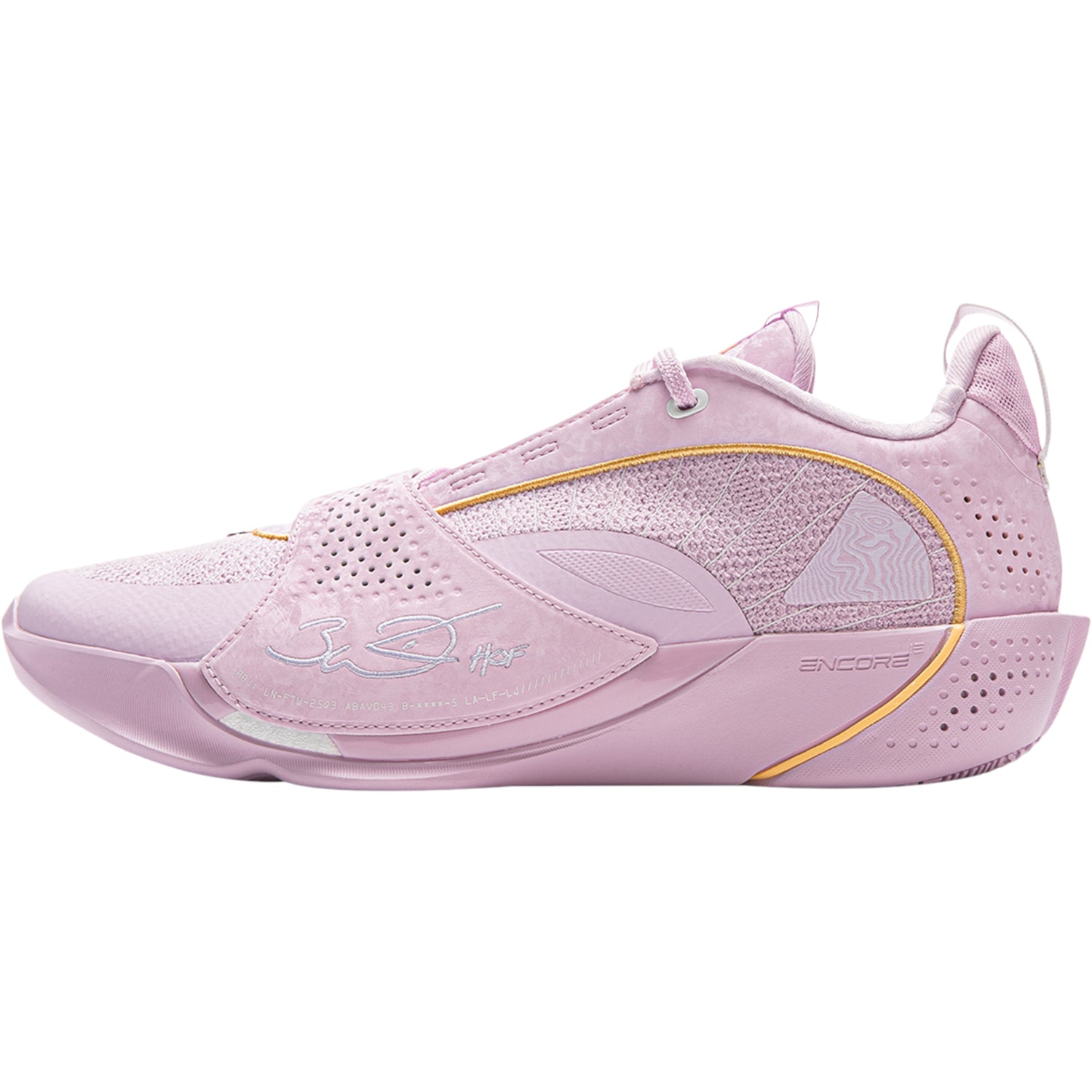 Scarpe da basket Li-Ning Wade All City 13 Encore "Family Love" in rosa e bianco, sneakers sportive da uomo.