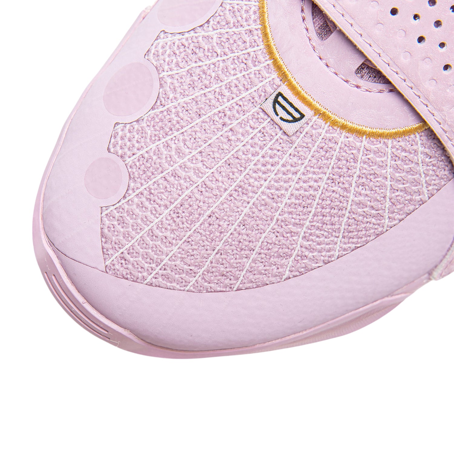 Scarpe da basket Li Ning Wade All City 13 Encore "Family Love", modello per adulto, rosa e bianco, con design sportivo.