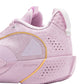Scarpe da basket LI NING Wade All City 13 Encore "Family Love" per uomo, design rosa e bianco, suola antiscivolo.