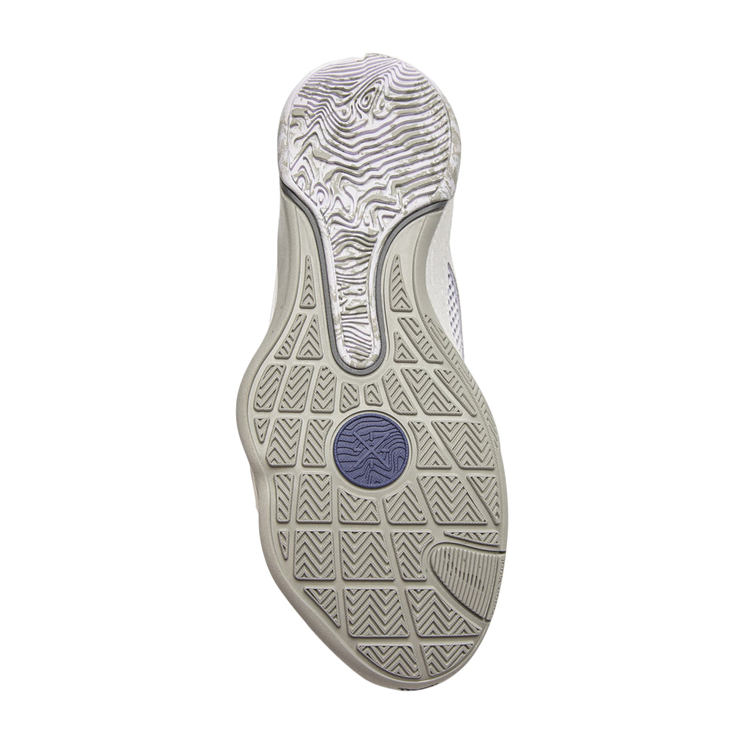 Scarpe da basket Li-Ning Wade All City 13 Encore Lunar Rock, modello adulto uomo in bianco e grigio, vista laterale