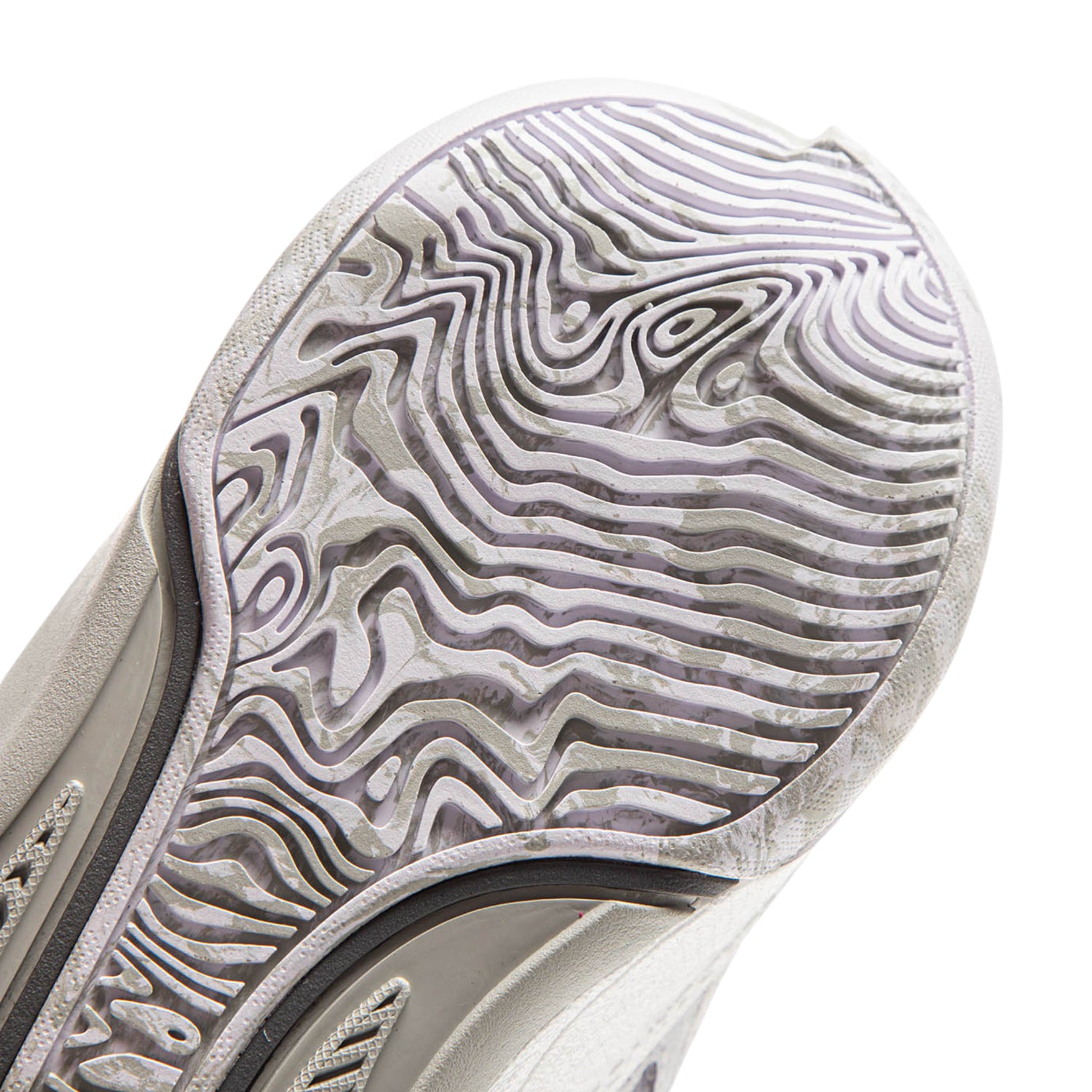 Scarpa da basket Li-Ning Wade All City 13 Encore Lunar Rock in bianco e grigio, sneakers sportive per adulto uomo.