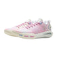 Scarpe da basket Li Ning Wade Shadow 7 "Dream" per uomo, colore bianco e rosa, dettagli delle sneakers sportive.