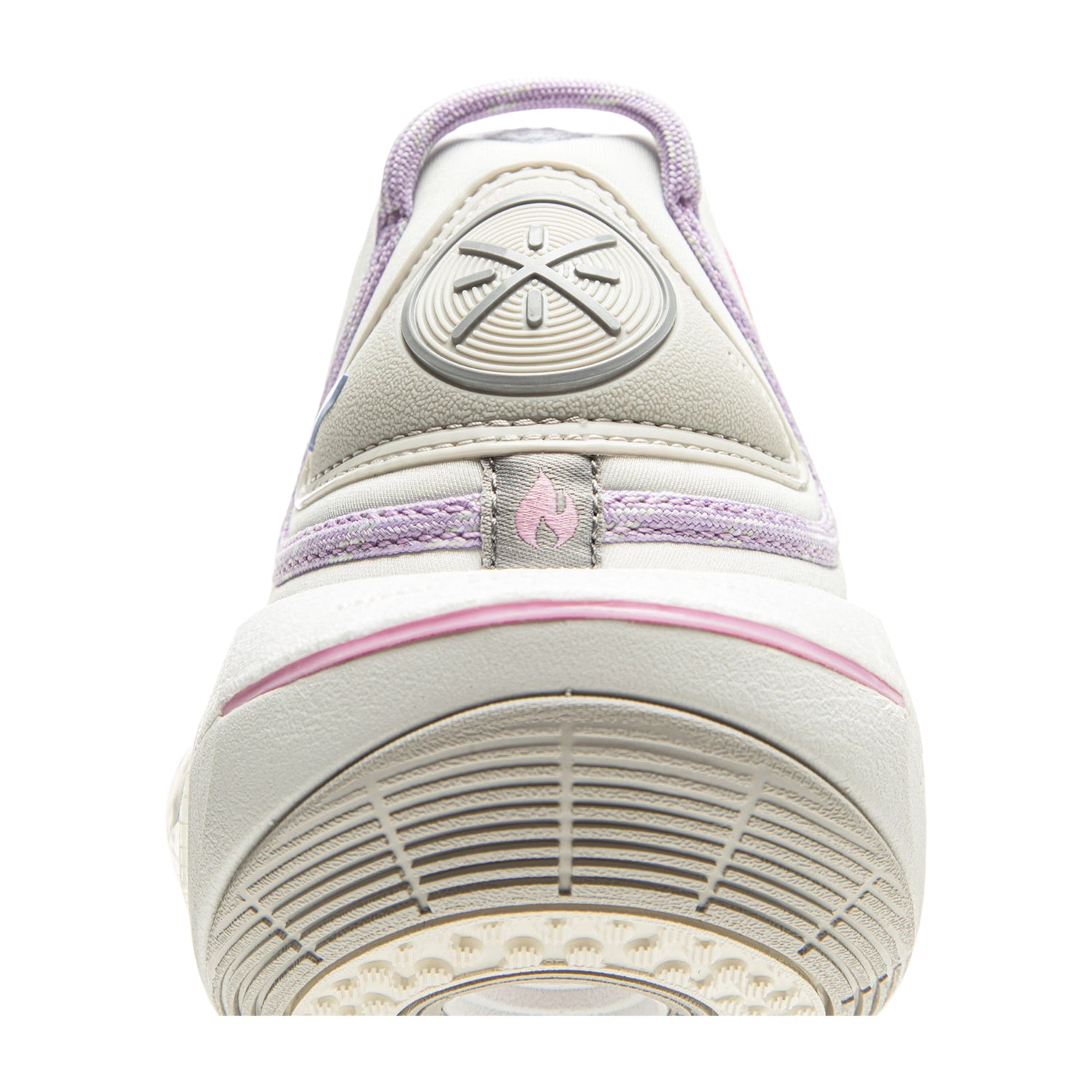 Scarpe da basket Li-Ning Wade Shadow 7 "Dream" in bianco e rosa, con design sportivo e dettagli moderni.
