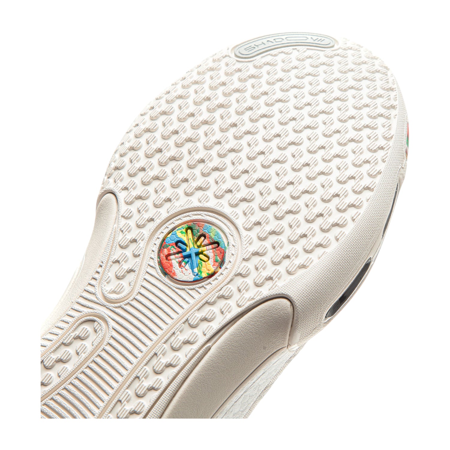 Scarpe da basket Li-Ning Wade Shadow 7 Fireworks, modello uomo, colore bianco e multicolore, con design dinamico e dettagli moderni