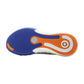Scarpe da basket Li-Ning Wade Shadow 7 Jayflow, modello uomo con design bianco, arancione e blu, su sfondo neutro.