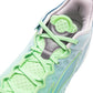 Scarpe da basket LI NING Yushuai 19 V2 in blu, verde e acqua, stile basso, vista frontale con dettagli dei materiali.