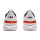 Scarpe da basket LI NING YUSHUAI 19 V2 Low per uomo, modello bianco, rosso e nero, con suola sportiva e dettagli in tessuto.