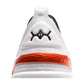 Scarpe da basket LI NING YUSHUAI 19 V2 LOW per uomo, modello bianco, rosso e nero, con design sportivo e suola robusta.