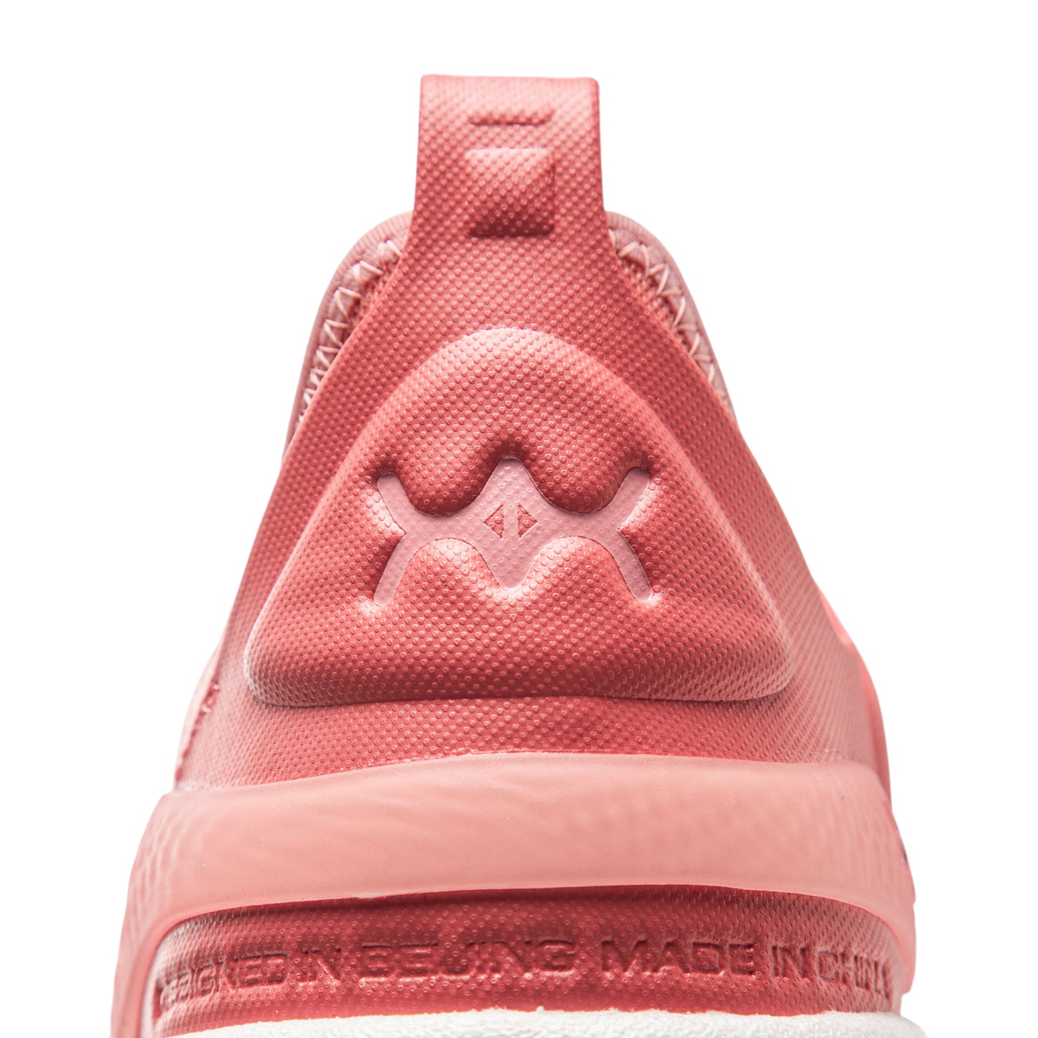 Scarpe da basket LI-NING YUSHUAY 19 V2 low uomo rosa arancione, design sportivo con suola antiscivolo e dettagli colorati