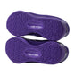 Scarpe da basket Nike KD 19 "Purple Stuff" viola e verde, modello signature di Kevin Durant, vista frontale e laterale.