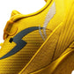 Scarpe da basket Li Ning Wade All City 14 Caution nere, rosse e gialle, con design sportivo e suola antiscivolo.