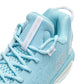Scarpe da basket Li Ning Wade Shadow 7 Mint, modello uomo con tomaia bianco e dettagli azzurri, su sfondo neutro.