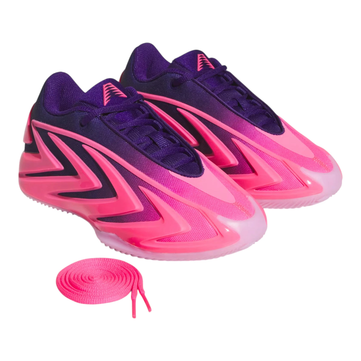 Adidas Anthony Edwards 3 Kids KH8586 – tre quarti frontale rosa viola lilla 2026 🏀