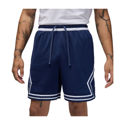 Shorts Jordan Diamond da uomo in blu navy, tessuto leggero e traspirante, con logo Jordan sul fianco.