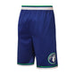 Pantaloncini NBA bambino Timberwolves City Edition blu royal – dettaglio elastico bianco logo M pino Minnesota 🏀