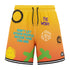 Pantaloncini da basket Rookie Basketball Crazy Short Sun, shorts sportivi con stampa colorata e taglio comodo, adatti per il basket.