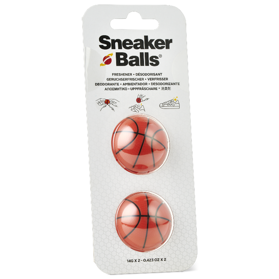 Sof Sole Sneaker Ball deodoranti a forma pallone basket – 2 palline guscio rotante