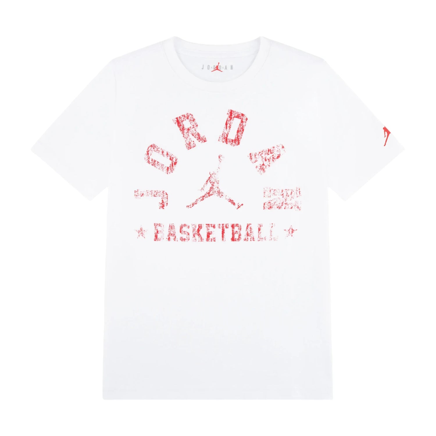 T-Shirt Jordan JDB Sport Arch Kids 95G109 – vista frontale grafica arch Jumpman